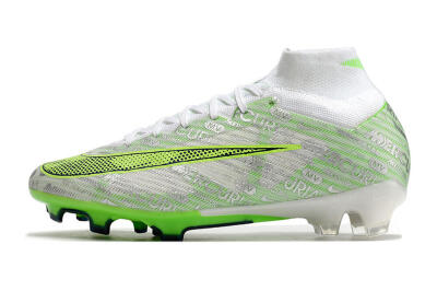 Nike Air Zoom Mercurial Superfly 9 Elite FG Football Boots - White/Green