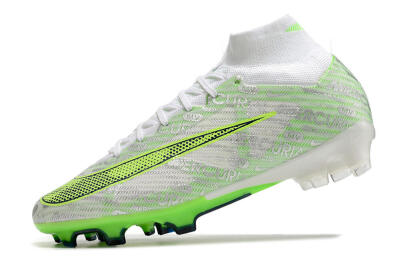 Nike Air Zoom Mercurial Superfly 9 Elite FG Football Boots - White/Green