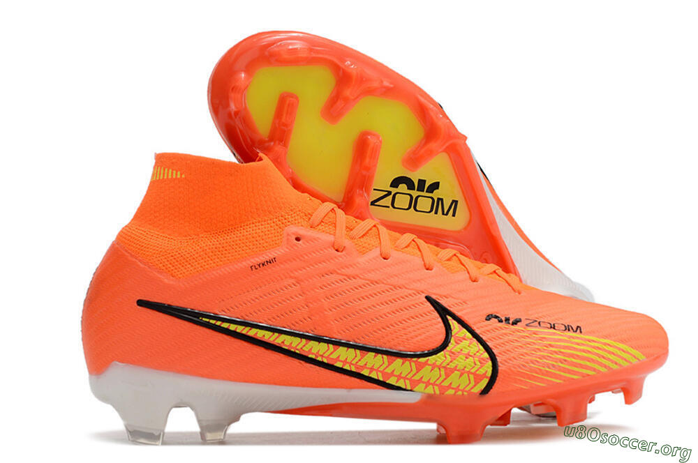 Nike Air Zoom Mercurial Superfly 9 Elite FG Football Boots - Orange/Yellow 2