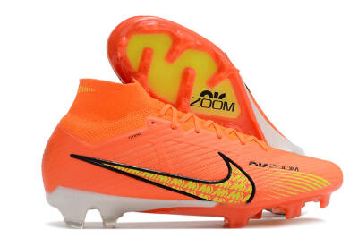 Nike Air Zoom Mercurial Superfly 9 Elite FG Football Boots - Orange/Yellow