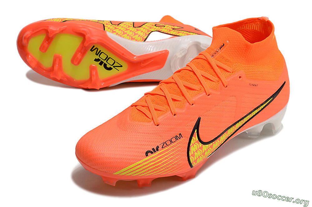 Nike Air Zoom Mercurial Superfly 9 Elite FG Football Boots - Orange/Yellow 0