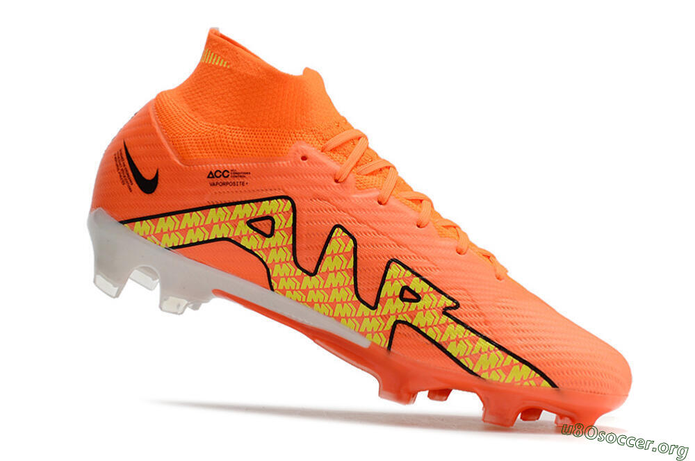 Nike Air Zoom Mercurial Superfly 9 Elite FG Football Boots - Orange/Yellow 4