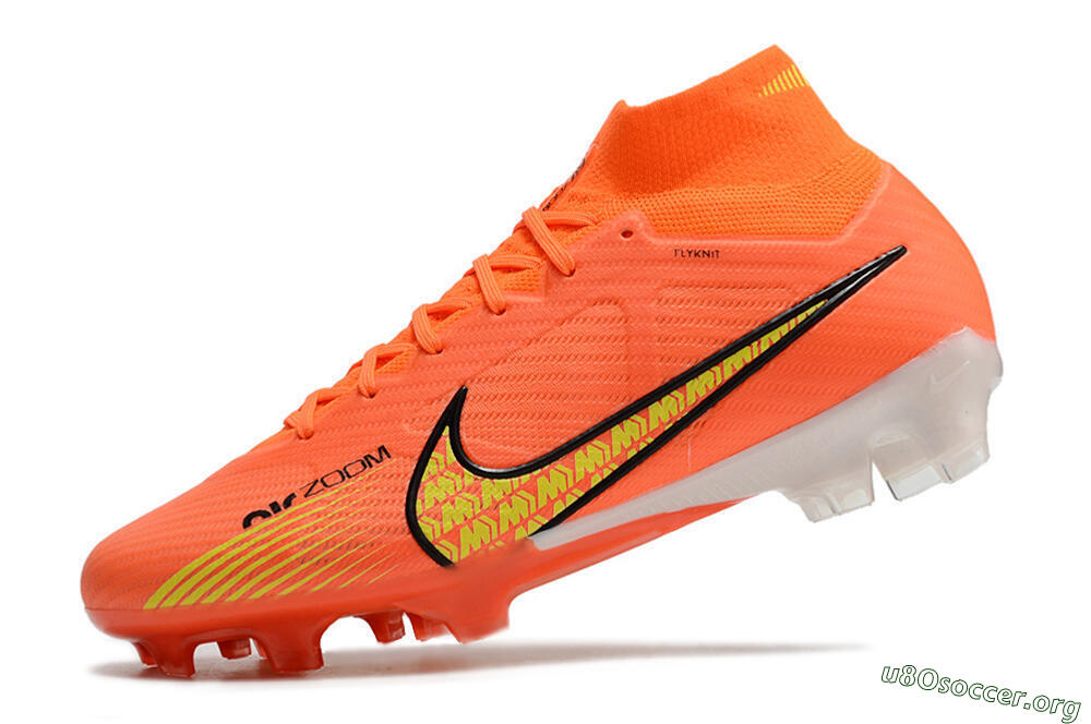 Nike Air Zoom Mercurial Superfly 9 Elite FG Football Boots - Orange/Yellow 5