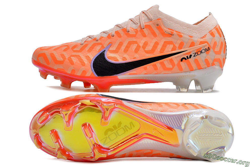 Nike Air Zoom Mercurial Vapor 15 Elite FG Football Boots - Orange/Black/Purple 1