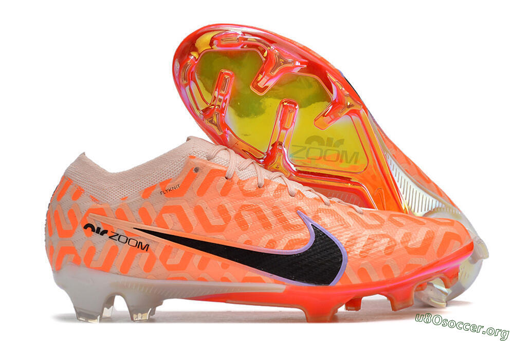 Nike Air Zoom Mercurial Vapor 15 Elite FG Football Boots - Orange/Black/Purple 2
