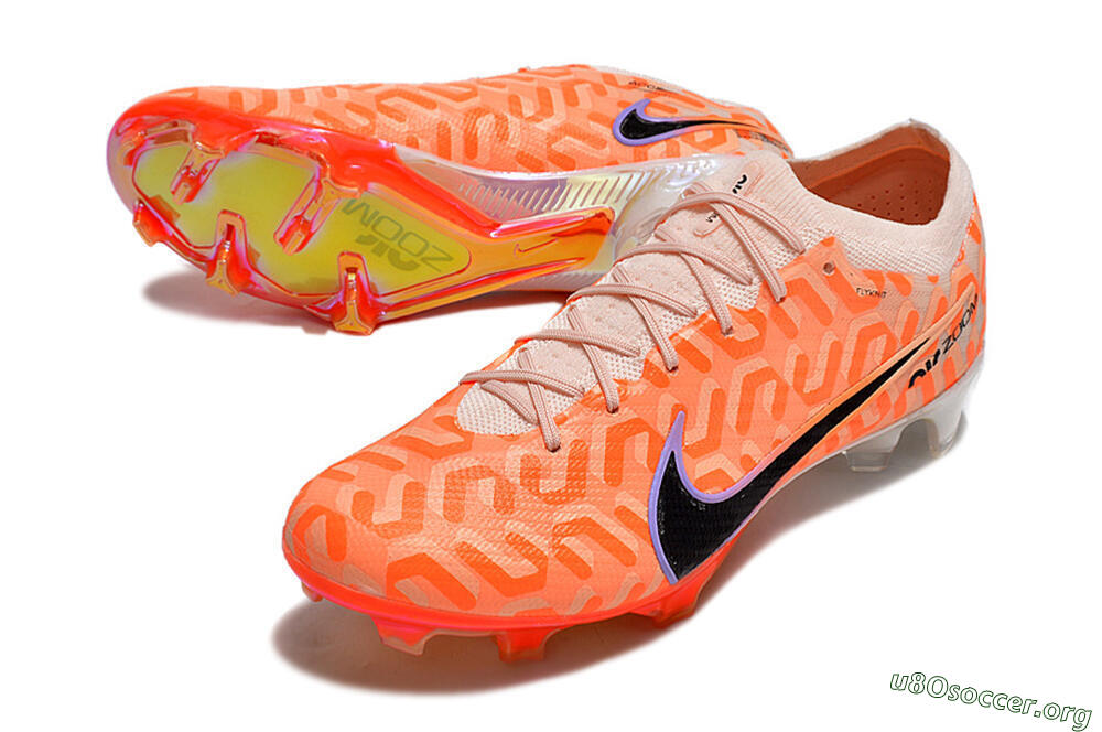 Nike Air Zoom Mercurial Vapor 15 Elite FG Football Boots - Orange/Black/Purple 0