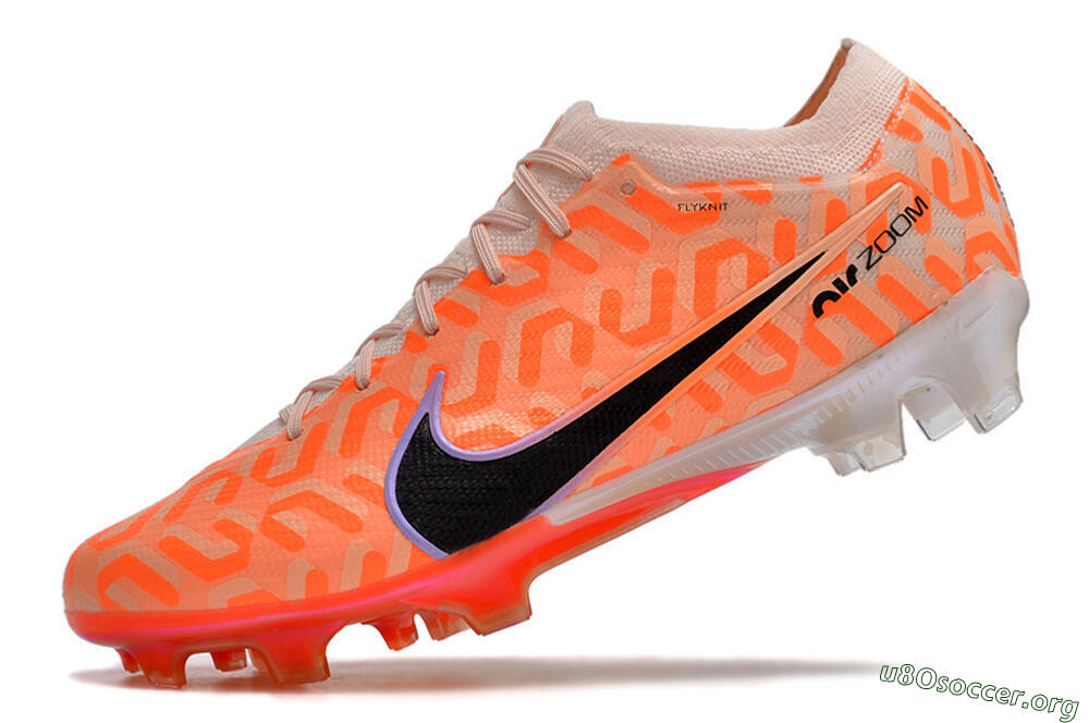 Nike Air Zoom Mercurial Vapor 15 Elite FG Football Boots - Orange/Black/Purple 5
