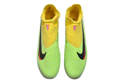 Nike Phantom GX Elite DF FG Football Boots - Yellow/Green/Black/Red