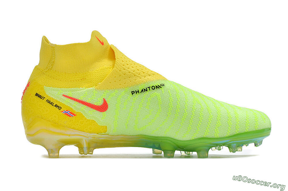 Nike Phantom GX Elite DF FG Football Boots - Yellow/Green/Black/Red 7