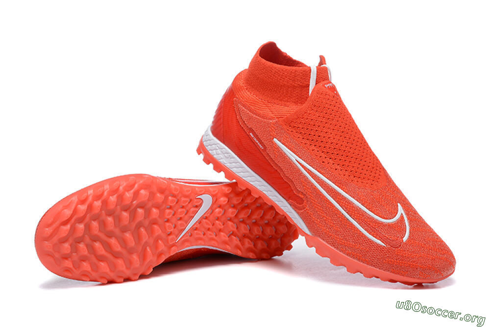 Nike Phantom GX Elite DF TF Football Shoes - Red/White 4