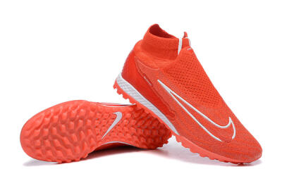 Nike Phantom GX Elite DF TF Football Shoes - Red/White