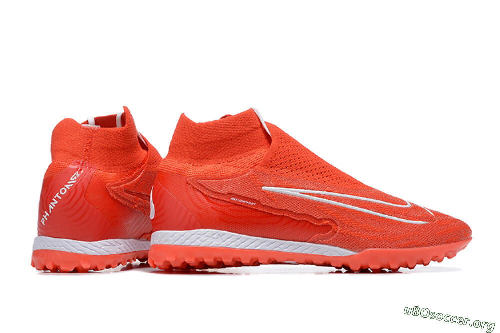Nike Phantom GX Elite DF TF Football Shoes - Red/White 8