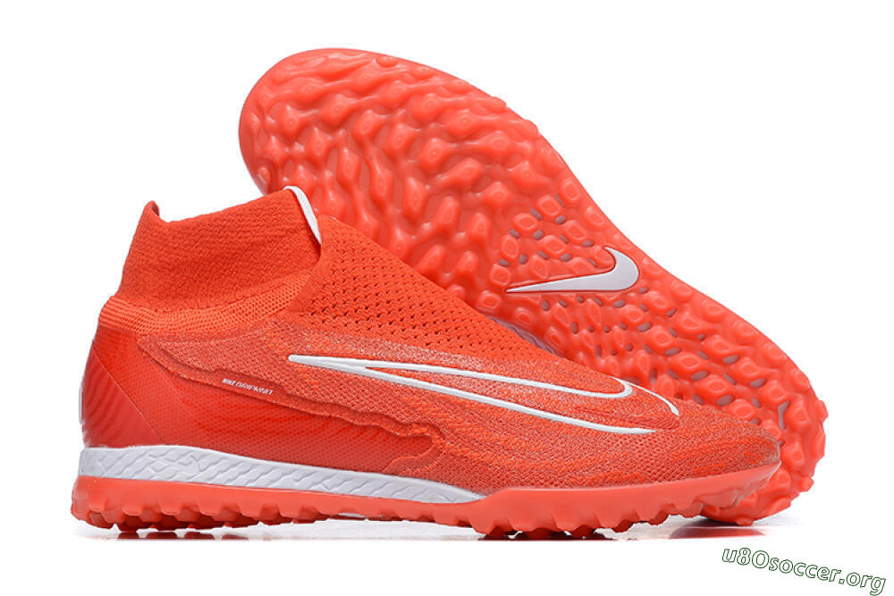 Nike Phantom GX Elite DF TF Football Shoes - Red/White 2