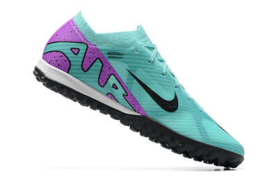 Nike Air Zoom Mercurial Vapor 15 Elite TF Football Shoes - Blue/Black/Purple