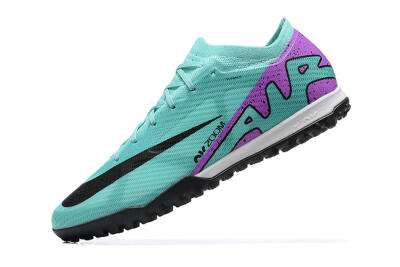 Nike Air Zoom Mercurial Vapor 15 Elite TF Football Shoes - Blue/Black/Purple