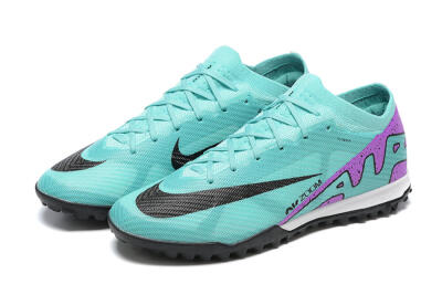Nike Air Zoom Mercurial Vapor 15 Elite TF Football Shoes - Blue/Black/Purple