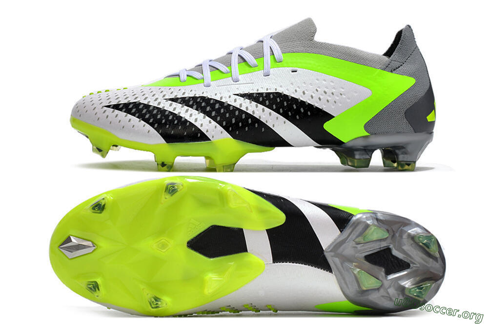 Adidas Predator Accuracy.1 FG Football Boots - White/Black/Green/Grey 1