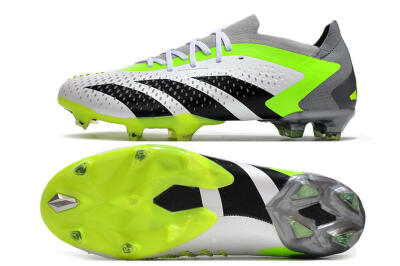 Adidas Predator Accuracy.1 FG Football Boots - White/Black/Green/Grey