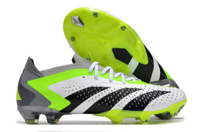 Adidas Predator Accuracy.1 FG Football Boots - White/Black/Green/Grey