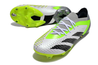 Adidas Predator Accuracy.1 FG Football Boots - White/Black/Green/Grey