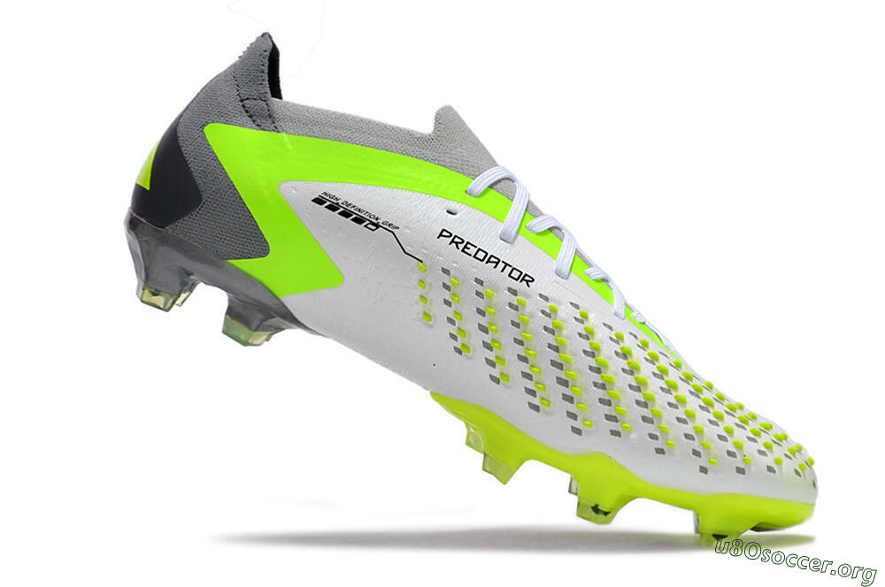 Adidas Predator Accuracy.1 FG Football Boots - White/Black/Green/Grey 4