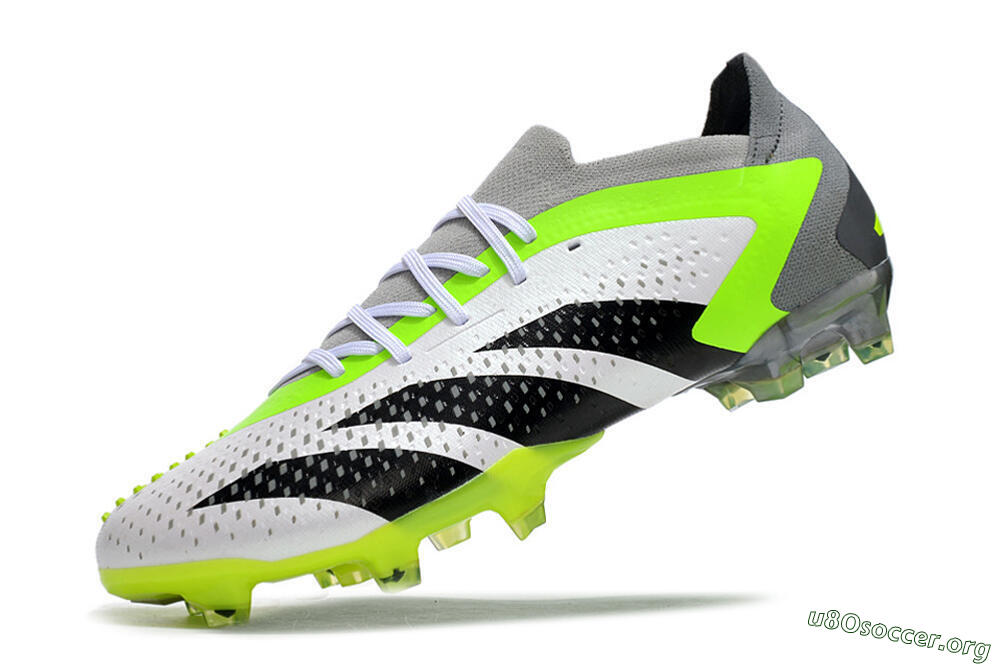 Adidas Predator Accuracy.1 FG Football Boots - White/Black/Green/Grey 5
