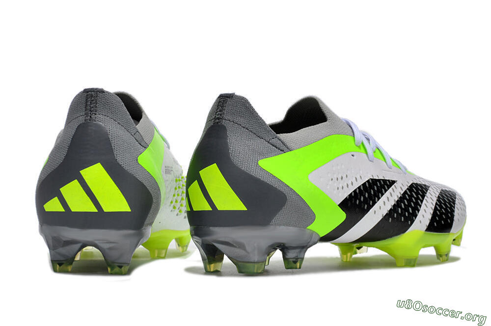 Adidas Predator Accuracy.1 FG Football Boots - White/Black/Green/Grey 6
