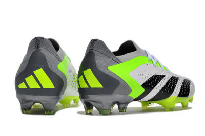 Adidas Predator Accuracy.1 FG Football Boots - White/Black/Green/Grey