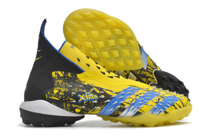 Adidas Predator Freak.1 TF Football Shoes - Yellow/Black/Blue