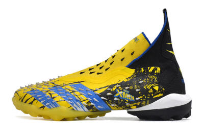 Adidas Predator Freak.1 TF Football Shoes - Yellow/Black/Blue