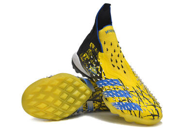 Adidas Predator Freak.1 TF Football Shoes - Yellow/Black/Blue