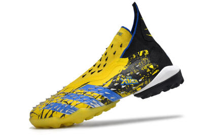 Adidas Predator Freak.1 TF Football Shoes - Yellow/Black/Blue