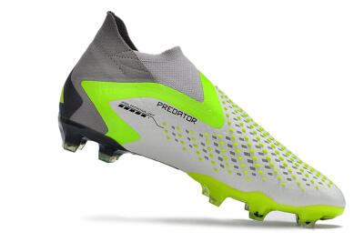 Adidas Predator Accuracy+ FG Football Boots - White/Black/Green