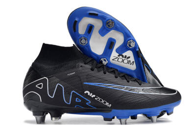 Nike Air Zoom Mercurial Superfly 9 Elite SG Football Boots - Black/Blue/White