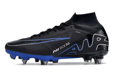 Nike Air Zoom Mercurial Superfly 9 Elite SG Football Boots - Black/Blue/White