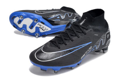 Nike Air Zoom Mercurial Superfly 9 Elite SG Football Boots - Black/Blue/White
