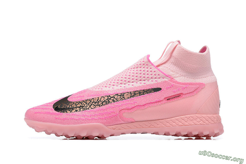 Nike Phantom GX Elite DF TF Football Shoes - Pink/White 2