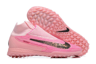 Nike Phantom GX Elite DF TF Football Shoes - Pink/White