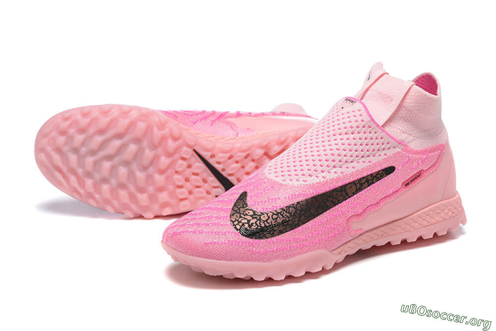 Nike Phantom GX Elite DF TF Football Shoes - Pink/White 0