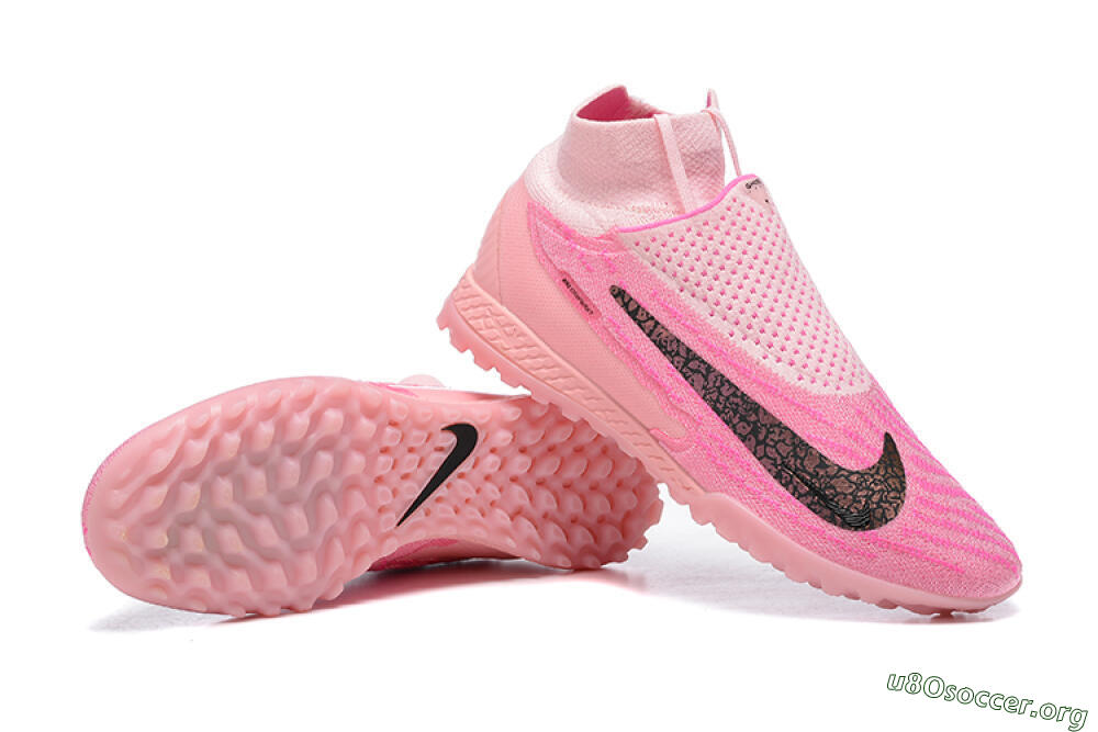 Nike Phantom GX Elite DF TF Football Shoes - Pink/White 4