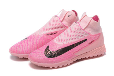Nike Phantom GX Elite DF TF Football Shoes - Pink/White