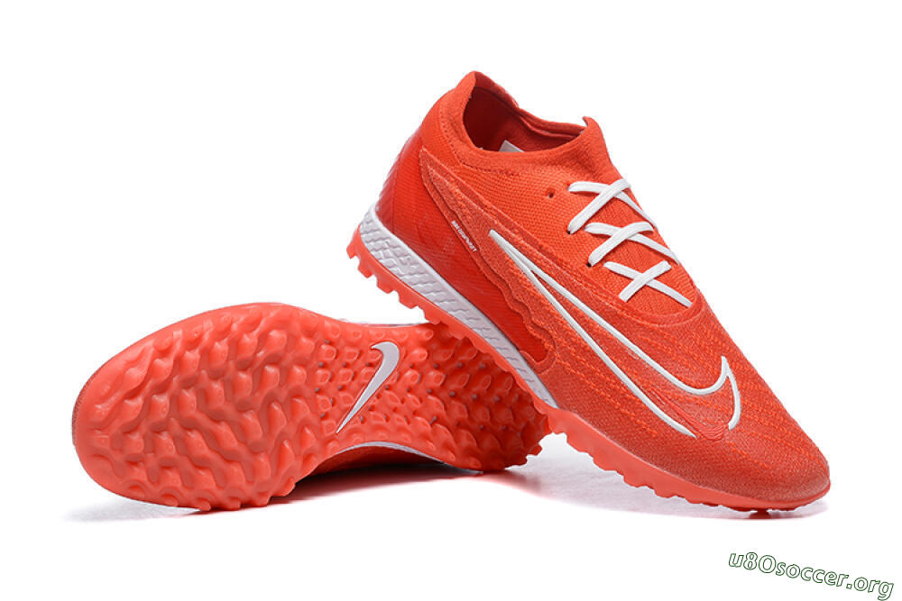 Nike Phantom GX Elite TF Football Shoes - Red/White 4