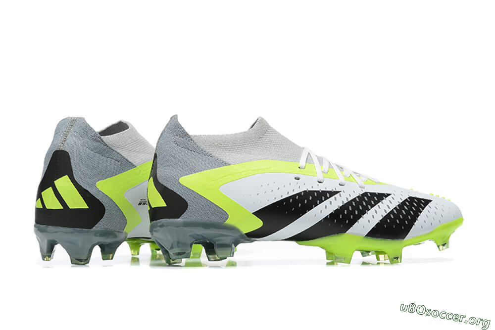 Adidas Predator Accuracy.1 FG Football Boots - White/Black/Yellow 5
