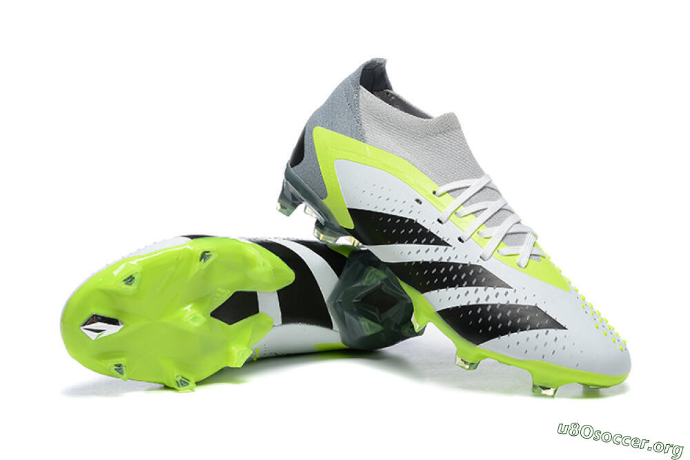 Adidas Predator Accuracy.1 FG Football Boots - White/Black/Yellow 4