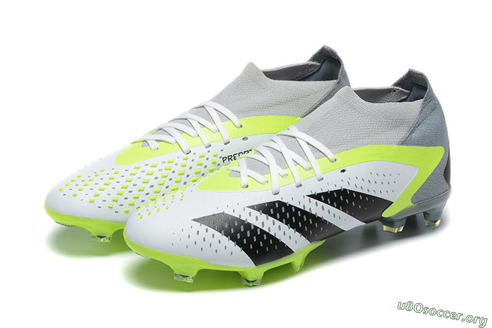 Adidas Predator Accuracy.1 FG Football Boots - White/Black/Yellow 6