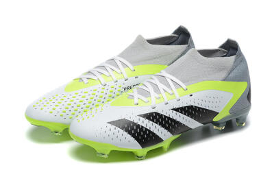 Adidas Predator Accuracy.1 FG Football Boots - White/Black/Yellow