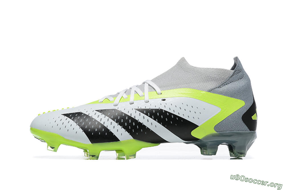 Adidas Predator Accuracy.1 FG Football Boots - White/Black/Yellow 3