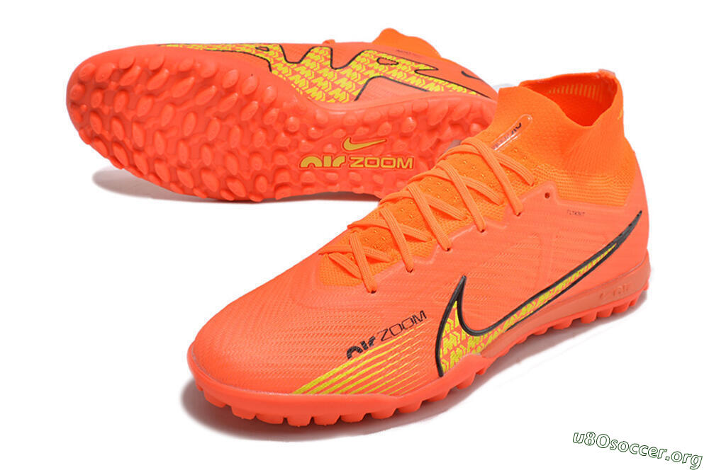 Nike Air Zoom Mercurial Superfly 9 Elite TF Football Shoes - Red/Yellow 0