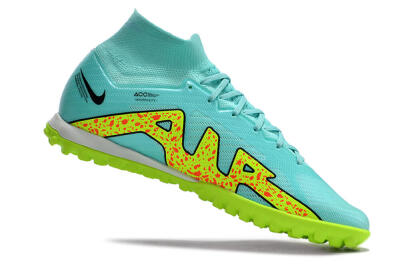 Nike Air Zoom Mercurial Superfly 9 Elite TF Football Shoes - Blue/Green/Black