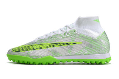 Nike Air Zoom Mercurial Superfly 9 Elite TF Football Shoes - Green/White/Silver